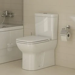 VitrA - S20 Model Close Coupled Toilet - Closed Backed - 2 x Seat Options