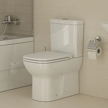 VitrA - S20 Model Close Coupled Toilet - Closed Backed - 2 x Seat Options 1 VitrA - S20 Model Close Coupled Toilet - Closed Backed - 2 x Seat Options
